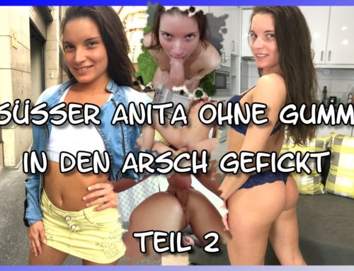 Knabenhafte Anita macht es ohne Kondom anal