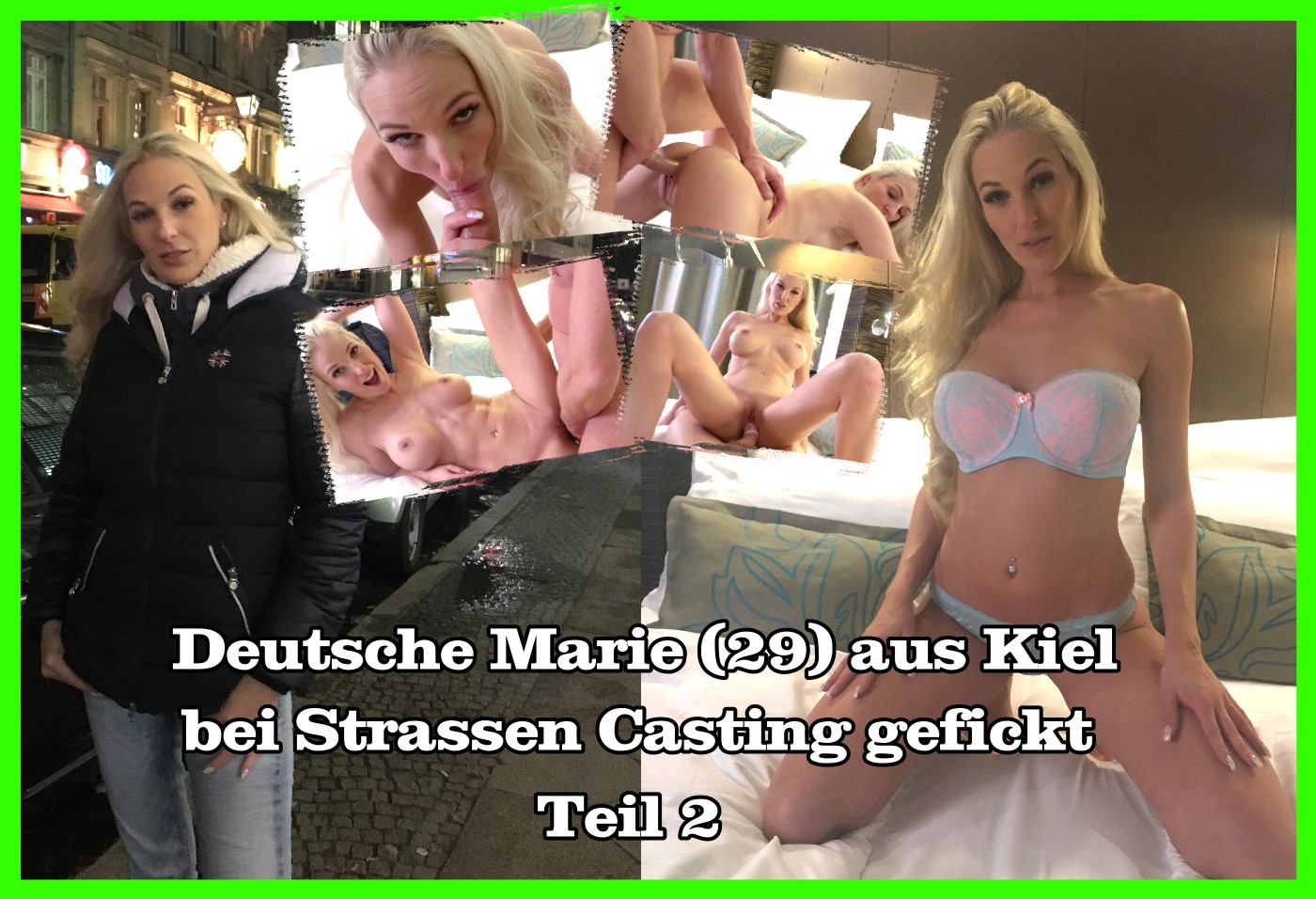 Dumme Blondine Marie verarscht und gefickt